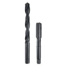 Image of 1pcs M12 x 1.75 Straight Flute Tap and 1pcs 10.2mm Drill Bit Black Oxide Set