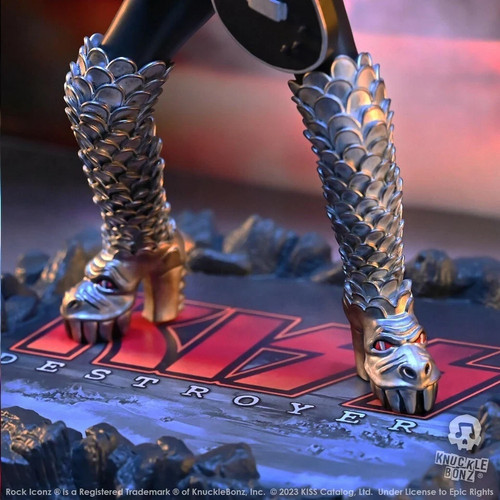 Kiss Destroyer The Demon Starchild Spaceman Catman Set Of 4 statue KNUCKLEBONZ - Photo 12 sur 21