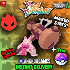 ✨ Shiny 6IV Tinkaton ✨ALPHA ✨Mega Dimension✨ Maxed EVs ✨ Pokemon Legends ZA