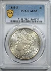 1883-S Morgan Dollar $1 PCGS AU58