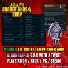 Borderlands 4✨ MODDED BLOOMREAPER LAMPLIGHTER AMON CLASS MOD BL4 ✅PC-PS-XBOX✨