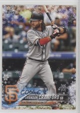 2018 Topps Holiday WalMart Mega Box Brandon Crawford #HMW96 0w8