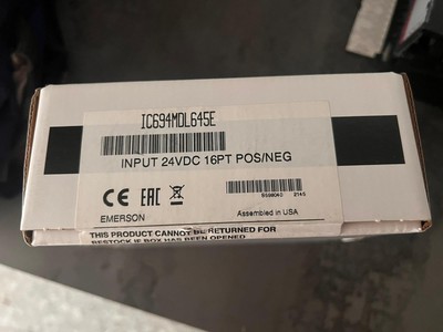 Brandneu Emerson / GE IC694MDL645E Digitaleingang 16 Pos/Neg 24VDC Rx3i