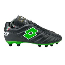 Lotto Stadio OG II FG 50 Years Black Green Leather Soccer Cleats Men's Sz 8 - 11