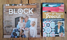 Missouri Star Quilt Block Idea Book Lot  10" Square Precut Companion Quilting