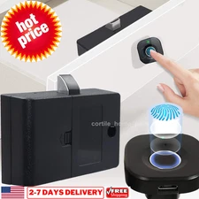 US Fingerprint Lock Smart Electronic Cabinet Door Locks Furniture Drawer Lock