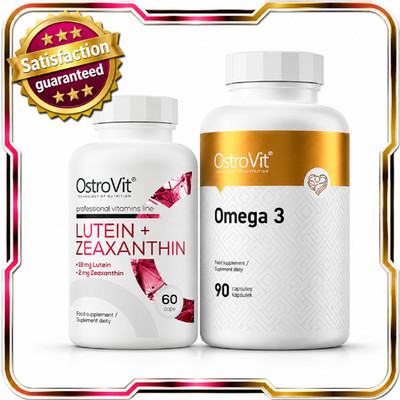 LUTEIN + ZEAXANTHIN + OMEGA 3 - Eye health, Heart health, Immune system, Health