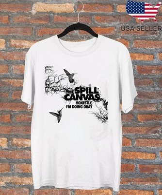 The Spill Canvas Lay It on Me White Cotton Shirt Unisex NI1921