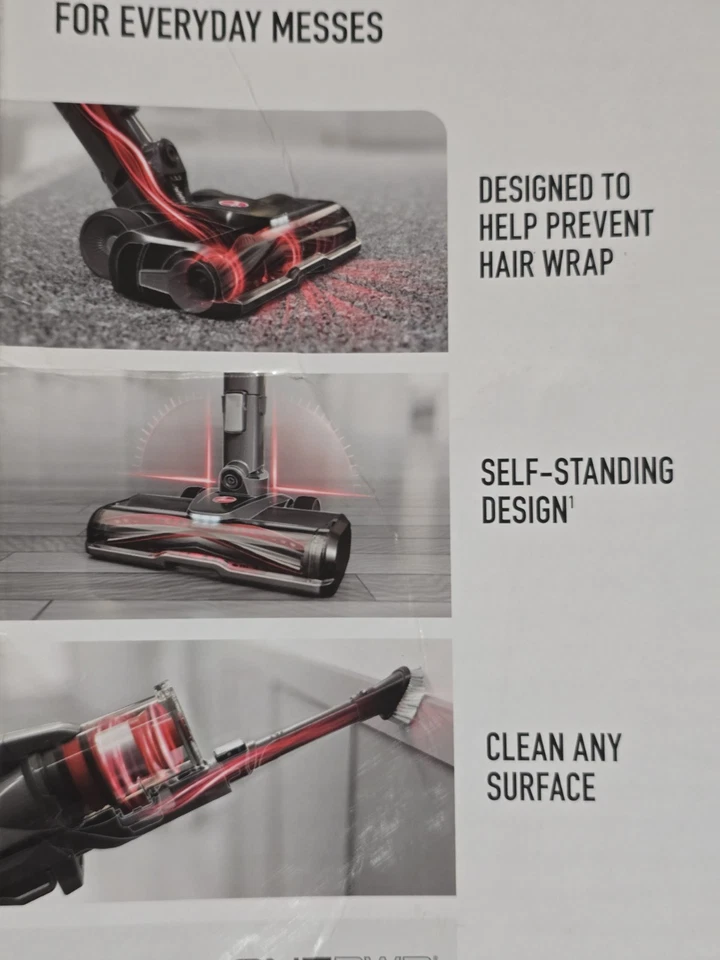 Hoover OnePwr Emerge Tangleguard + Cordless Bagless Wireless Stick Vacuum New - Image 2 of 4