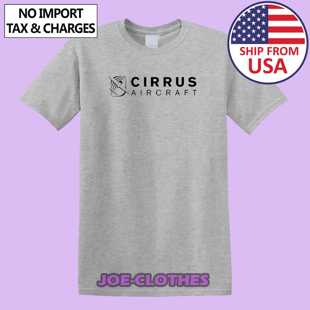 Cirrus Aircraft Men's Gray Size S-5XL