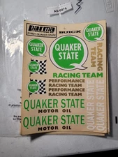 Parma Decal Sheet #10621 Quaker State RC Sponsor Stickers USA Vintage