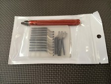 Premium Deburring Tool with 15 Pcs High Speed Steel Swivel Blades Deburring Set