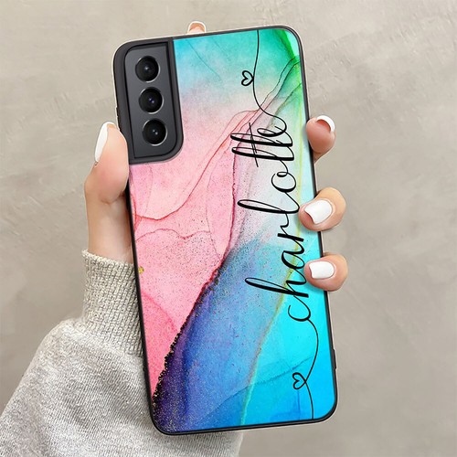 Personalised Name Marble for Samsung Galaxy A35 A16 A54 A25 A15 Phone Case Cover - Zdjęcie 40 z 84