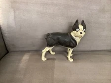 Genuine Hubley Antique 1916 Cast Iron Boston Terrier Bull Dog Door Stop