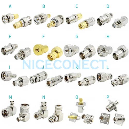 1x BNC Male Female to SMA N Male Female Plug Jack RF Adapter Coaxial Connector