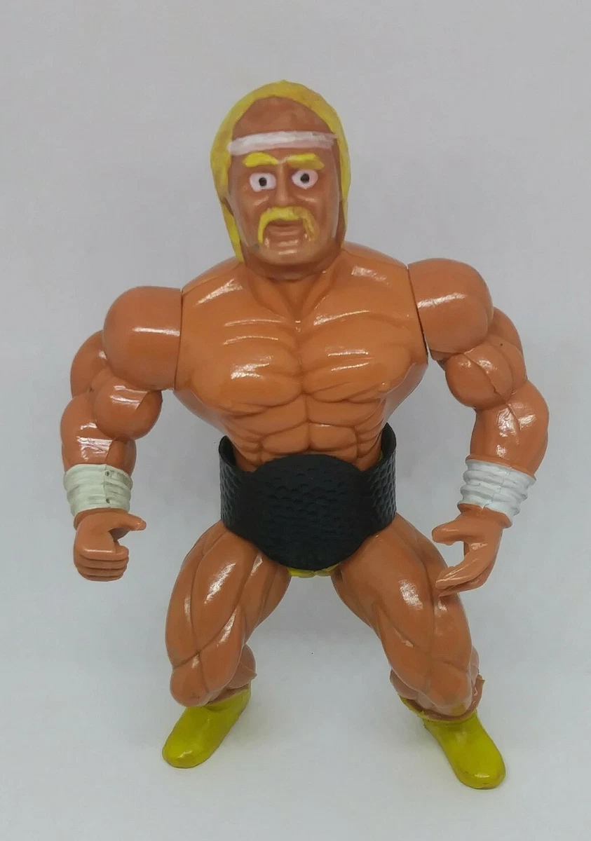 Vintage WWF WWE bootleg Wrestling Champions Hulk Hogan Action Figure w Belt