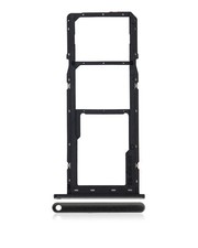 Replacement Dual Sim Card Tray Compatible For Samsung Galaxy A11 A115 - Black