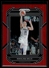 Nina Milic 2023 Panini Prizm WNBA Red Prizm Card /199 #28
