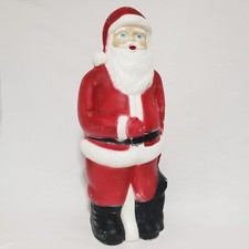 UNION PRODUCTS Vintage Blow Mold Santa Claus 22" Tall Made in USA