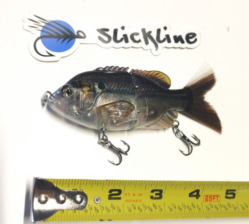 SLICKLINE 120 Jointed Sinking Sunfish Glide Bait Fishing Lure Bass Pike 11 Color - Picture 48 of 60