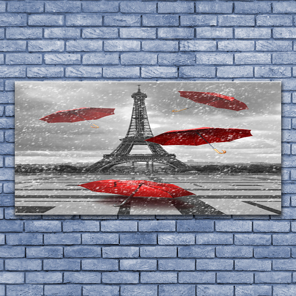 Tableau sur verre Tour Eiffel 140x70 cm pour revivre le romantisme de Paris dans votre maison