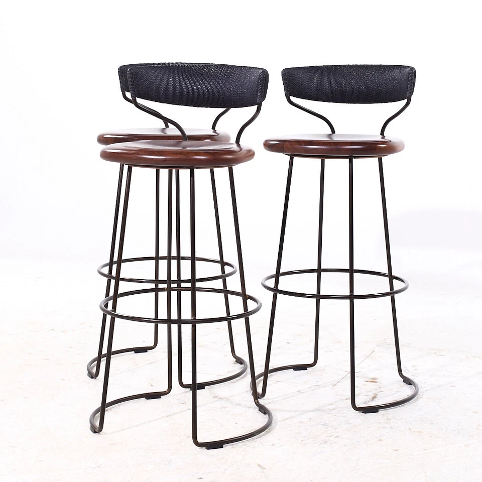 Taburetes de bar Baker McGuire Danés Cord - Juego de 3 Foto 3 de 4