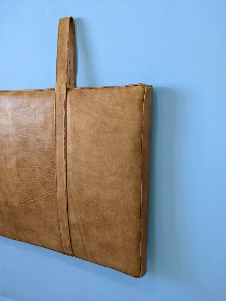 Cabecero de cuero de cabra de alta calidad Foto 4 de 4