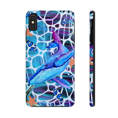 ''Aquatic Breaths'' -Oh Whale- M1- Tough Phone Cases