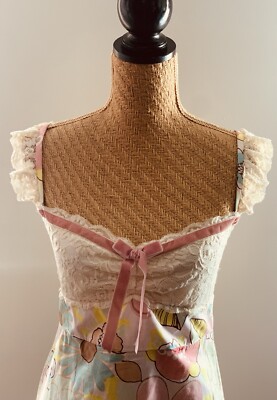 Kitten D Amour Vintage Collection Sweet Flower Power Sun Day Dress Size 12