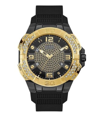 腕時計　GUESS Guess Rhinestone Watch - Men's Watches in Black | Buckle U1255G1