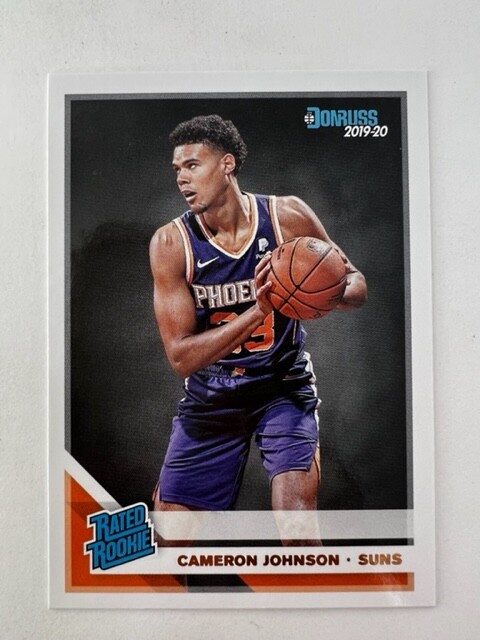 2019-20 Donruss Basketball Cameron Johnson Base Rated Rookie RC #210 PHX Suns