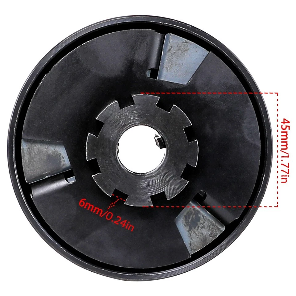 12T Clutch 3/4'' Bore + #35 Chain For Honda GX160 GX200 Go Kart ATV Drift Trike - Image 3 of 4