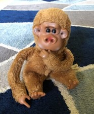 Vintage Russ Berrie Plush Monkey Rutherford III Thumb Sucking Gorilla Nut Shells