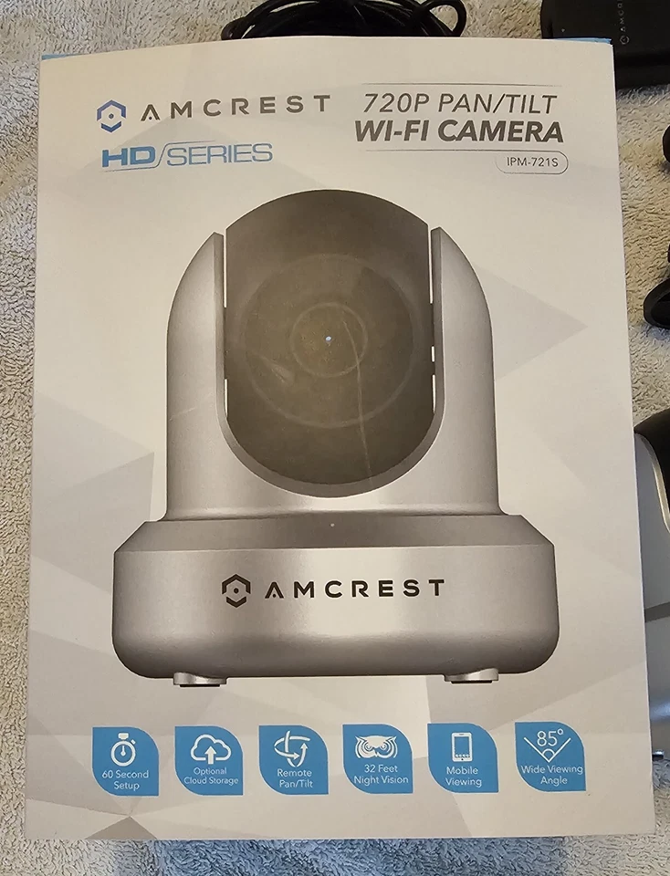 Amcrest HD Series 720p Wi-Fi Wireless IP Security Surveillance Camera IPM-721S - Image 2 of 4