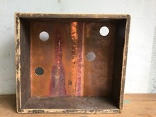 Copper Wood Shadow Box Air Plants Natural Red Purple Patina Kalla Handmade 9