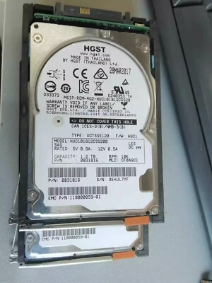EMC 005051470 SAS 1.2T 10K P/N: 11800059-01 0B31816 Storage Hard Disk