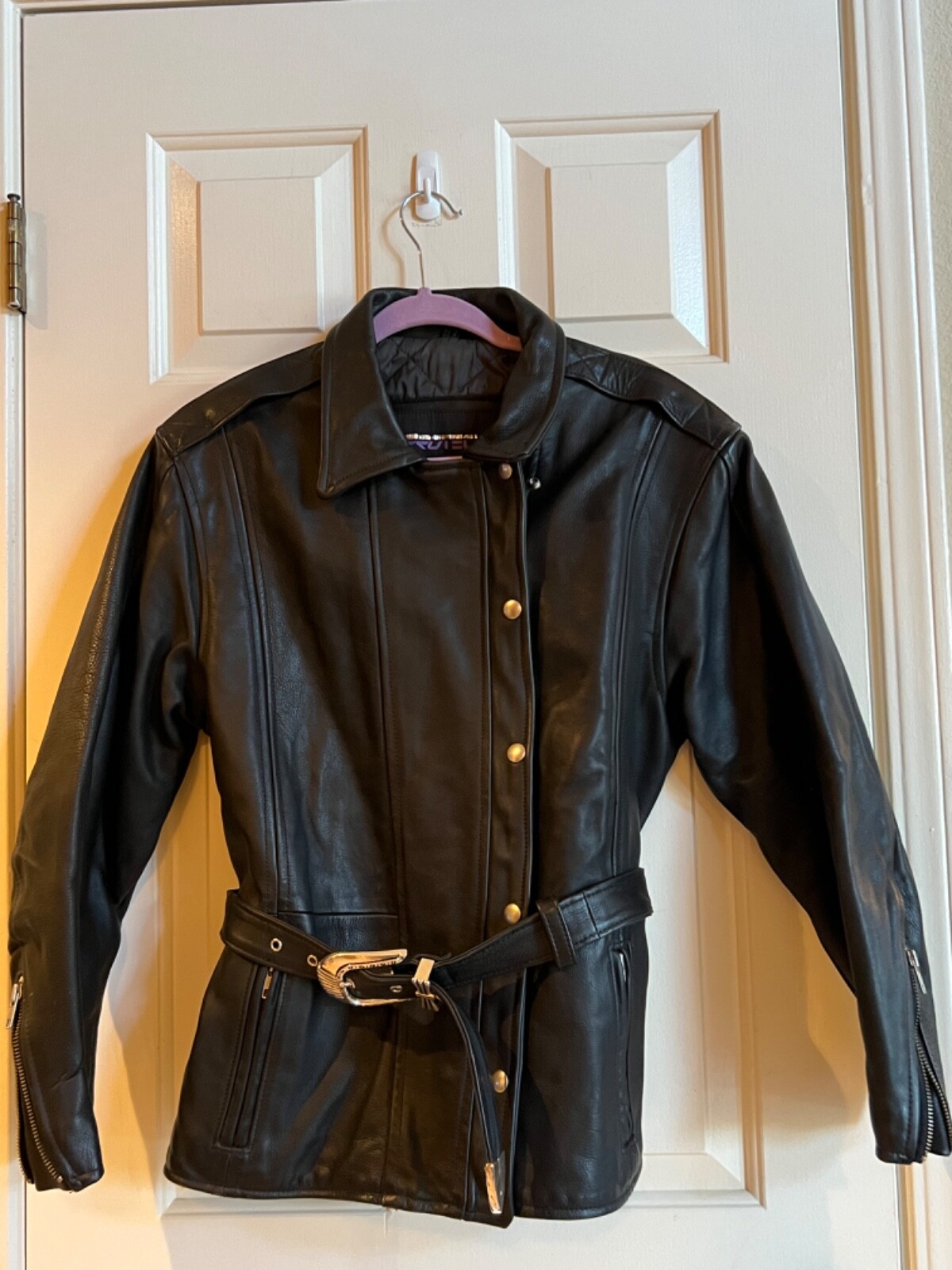 PROTECH LEATHER THINSULATE MOTORCYCLE Jacket WITH… - image 10