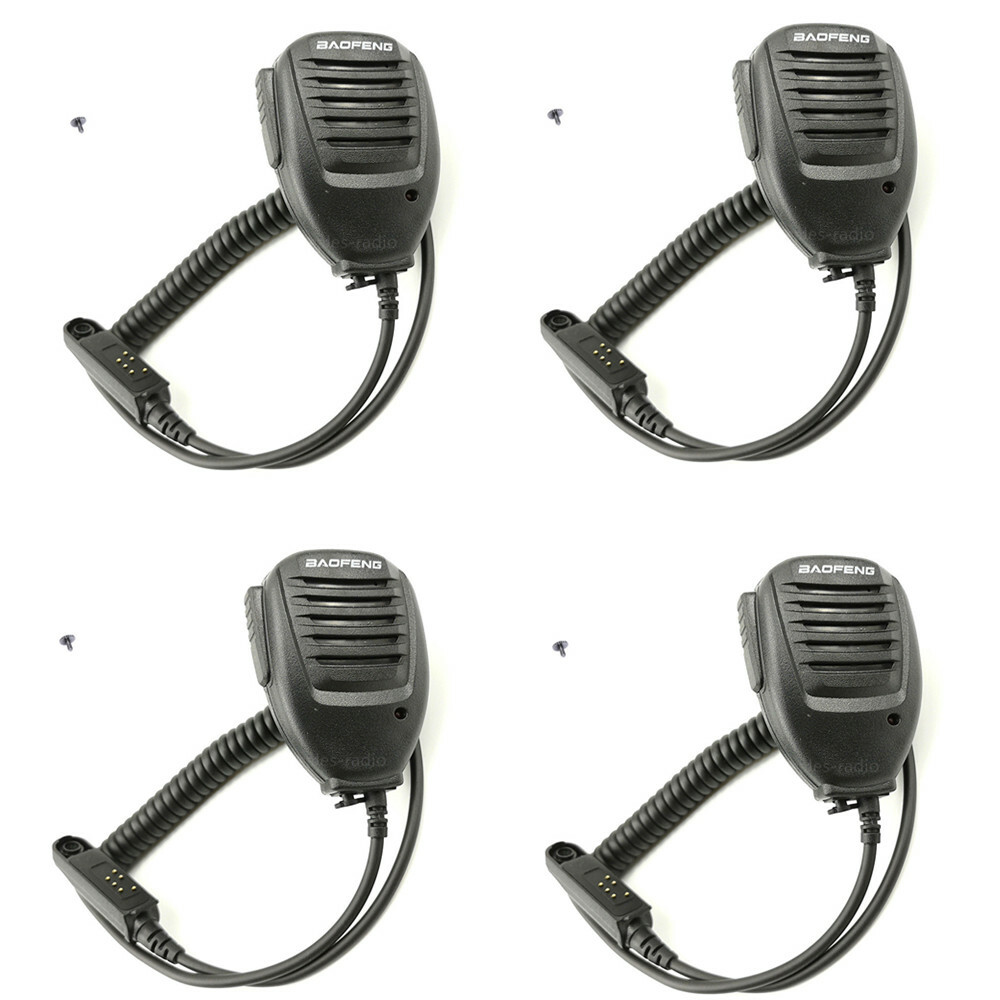 4Pcs waterproof Speaker Microphone BaoFeng UV-9R PLUS BF-A58 Radio Walkie Talkie-image