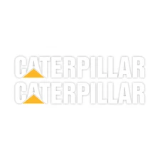 CATERPILLAR Premium Vinyl Decal 18" wide 2-Pack for Car, Truck & Heavy Equipment