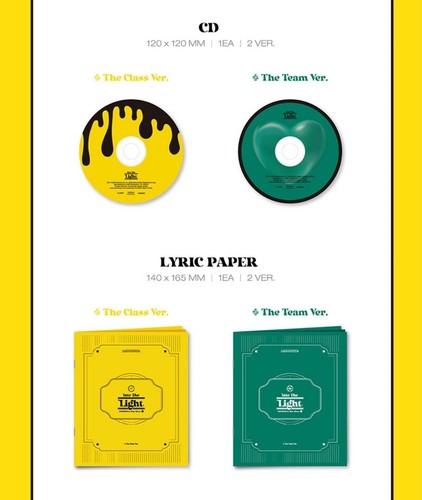 LIGHTSUM 1st Mini Album Into The Light CD+84p Booklet+P.Card+Mini F.Poster+Lyric - Picture 3 of 15