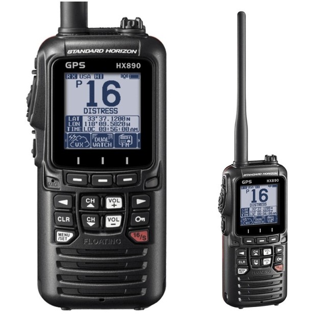 Standard Horizon HX890E Floating VHF WalkieTalkie for sale online eBay
