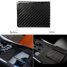 For Lexus IS250-350 2006-2012 Carbon Fiber Car Water Cup Holder Panel Cover Trim