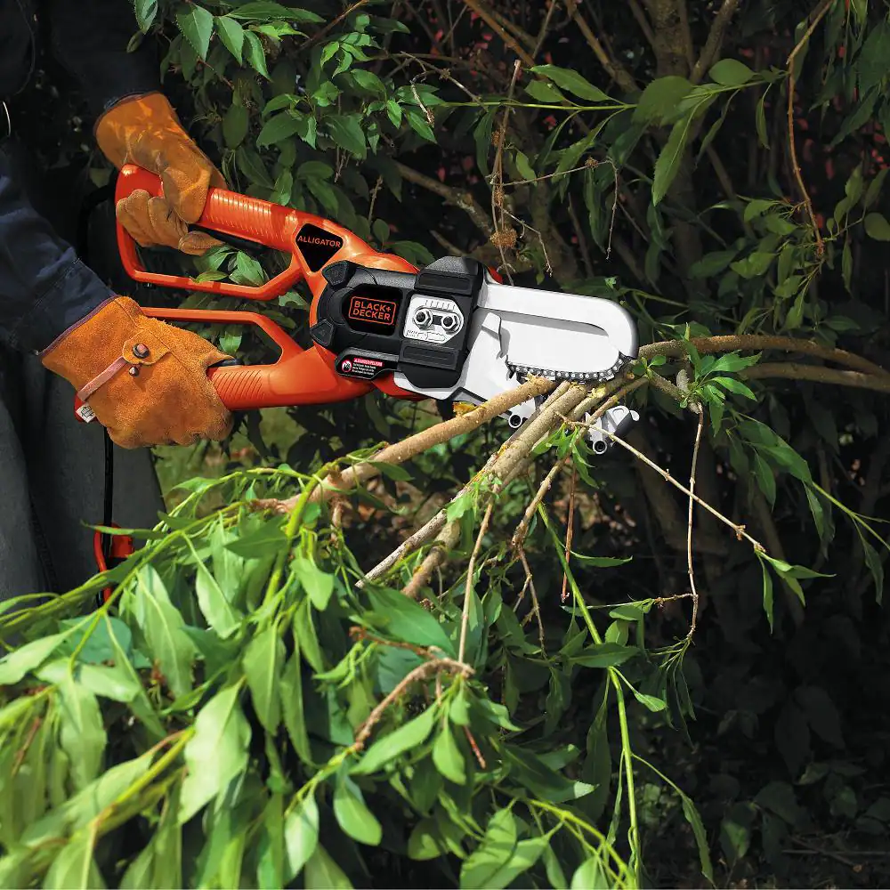 corded electric alligator garden lopper chain saw