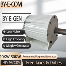 Generatore di magneti permanenti senza ingranaggi 48V 10KW-50KW 300 giri/min alternatore trifase 