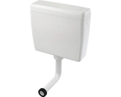 ALCA Aufputz Spülkasten für WC Toiletten Klo 2-8L mit Spartaste Wasser Kasten Spülung