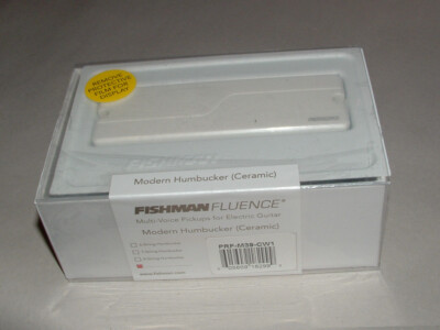Fishman Fluence PRF-M39-CW1 9 String Modern Humbucker Ceramic 3 Voices WHITE