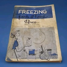 1954 Revco Food Freezer Chill Chest Instruction Care Book Freezing Food READ 