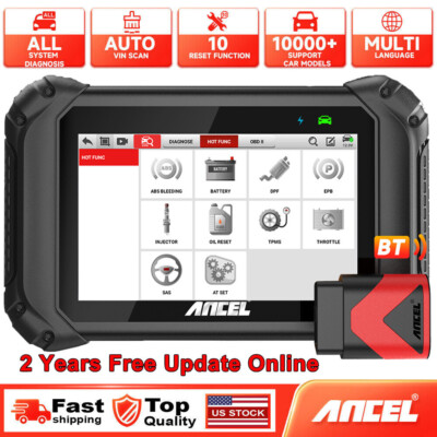 Bi-Directional Automotive Bluetooth Full System OBD2 Scanner Car Diagnostic Tool