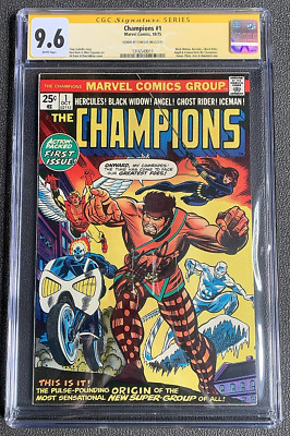 Champions #1 1975 1st App Champions Stan Lee SS CGC 9.6 1316549011 21 On Cenus