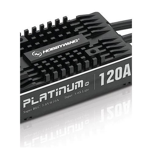 Hobbywing 30203401 Platinum Pro 120A V4 120 Amp ESC : 500-550 Class Helis - Image 2 of 2